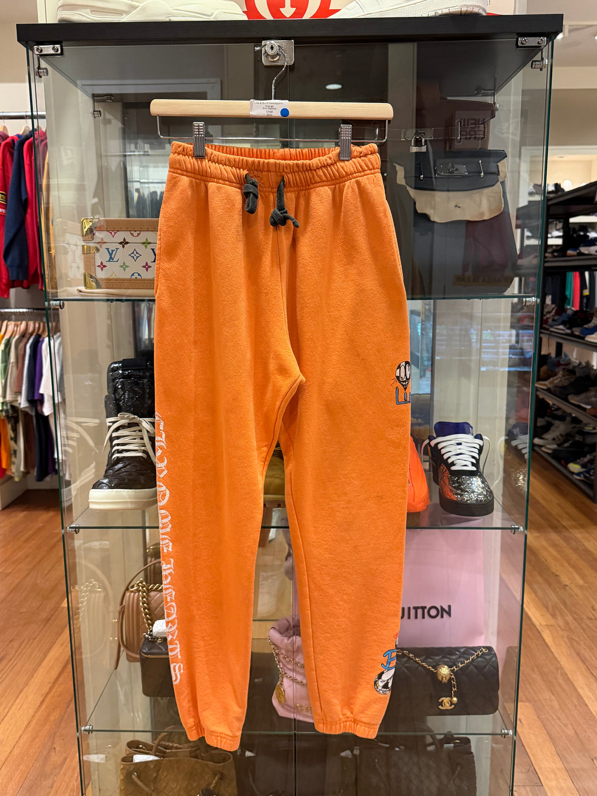 Chrome Hearts x Matty Boy Link & Build Sweatpants -
Orange