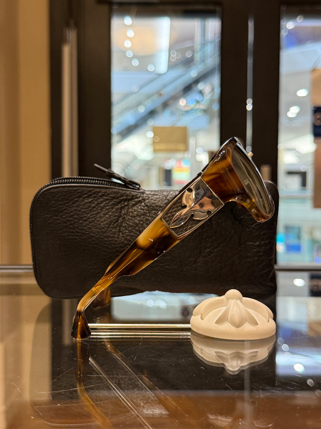 Chrome Hearts G Money IV Glasses - Brown