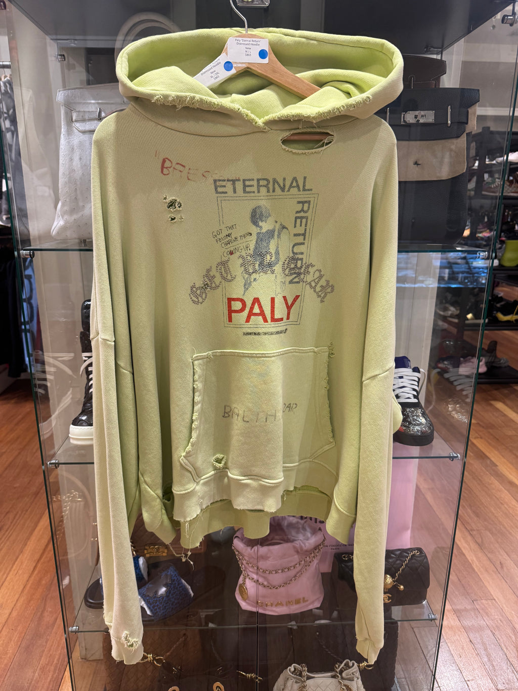 Paly Hollywood ‘Eternal Return’ Distressed Hoodie