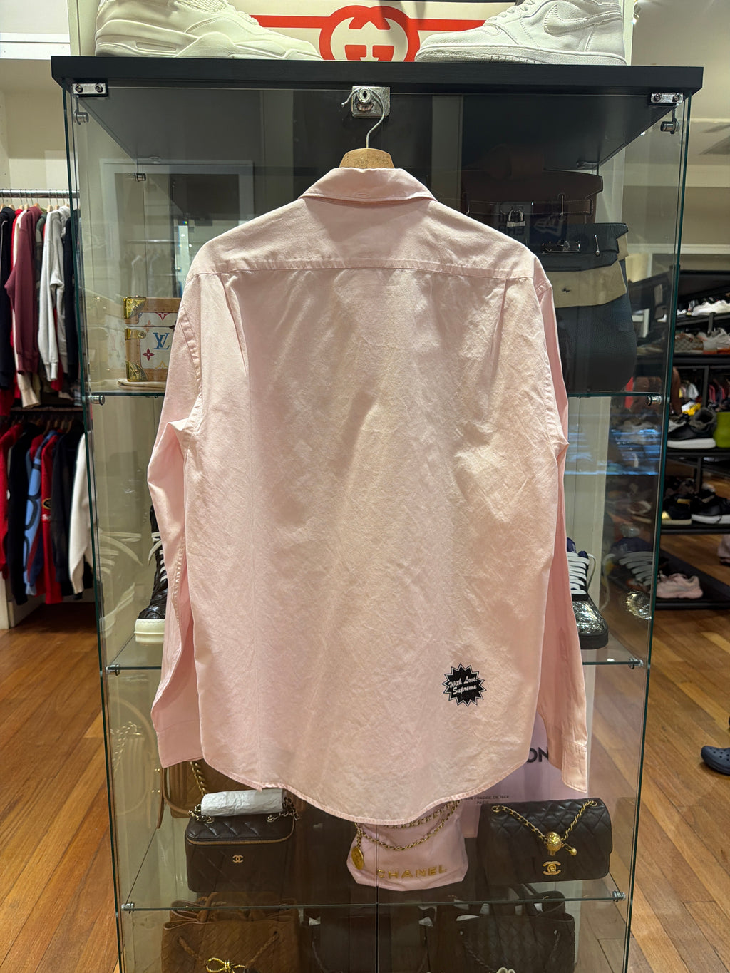 Supreme x Jamie Reid SS21
'Fuck All' Button Down Shirt - Pink