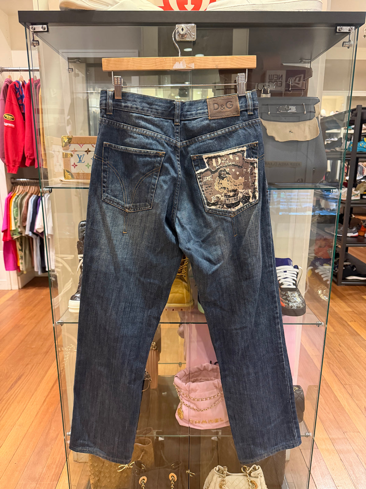 Y2K Dolce & Gabbana Big
Patch Denim Jeans