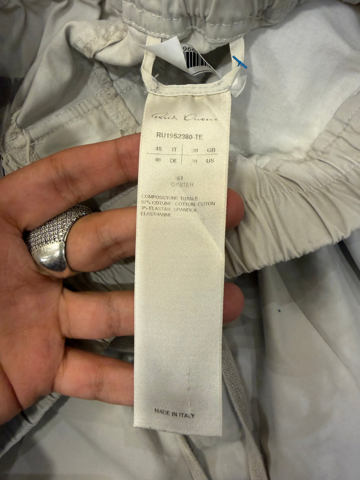 Rick Owens Drop Crotch
Trousers - White