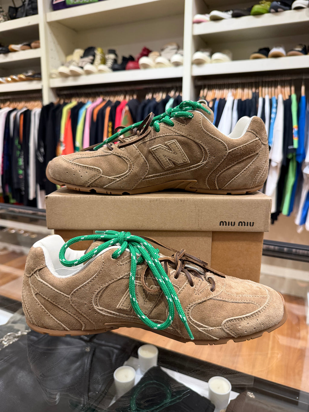New Balance x Miu Miu 530 SL Suede - Ecura