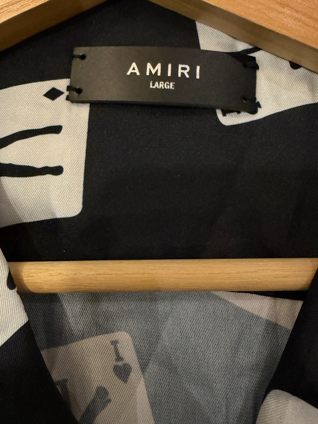 Amiri Silk Card Print Graphic
Button Up Shirt