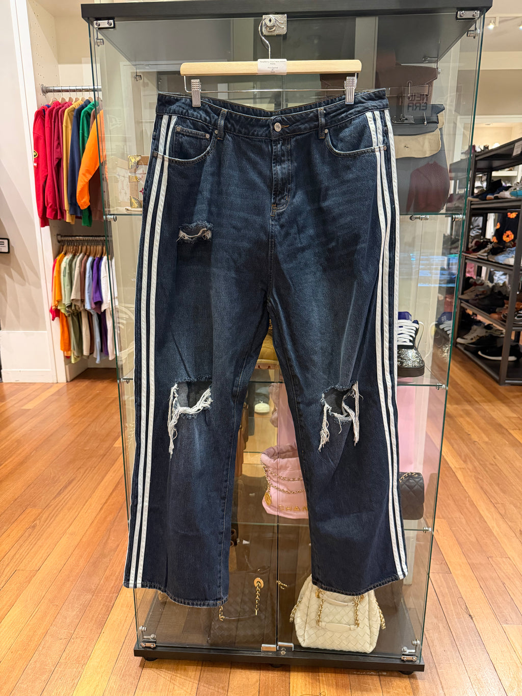 Rasberry Hills Track Denim Pants