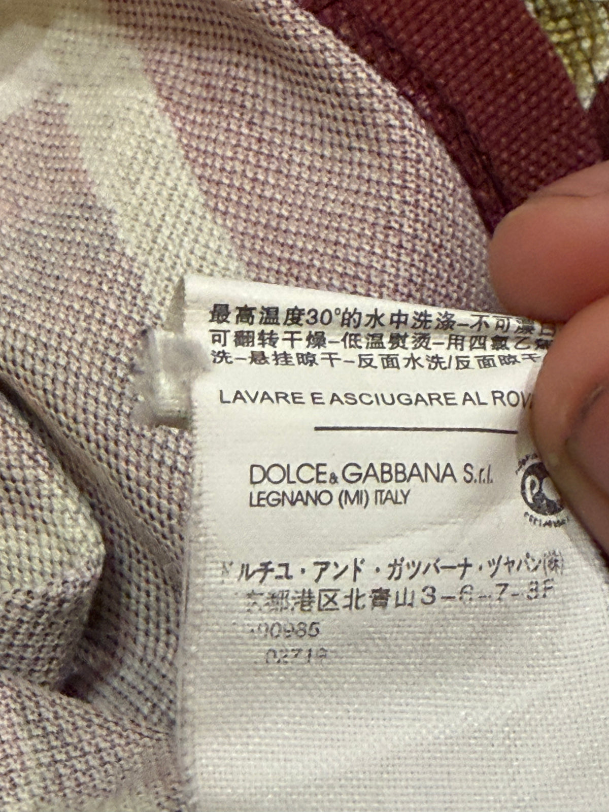 Dolce & Gabbana Flora Sword Polo Shirt - Red