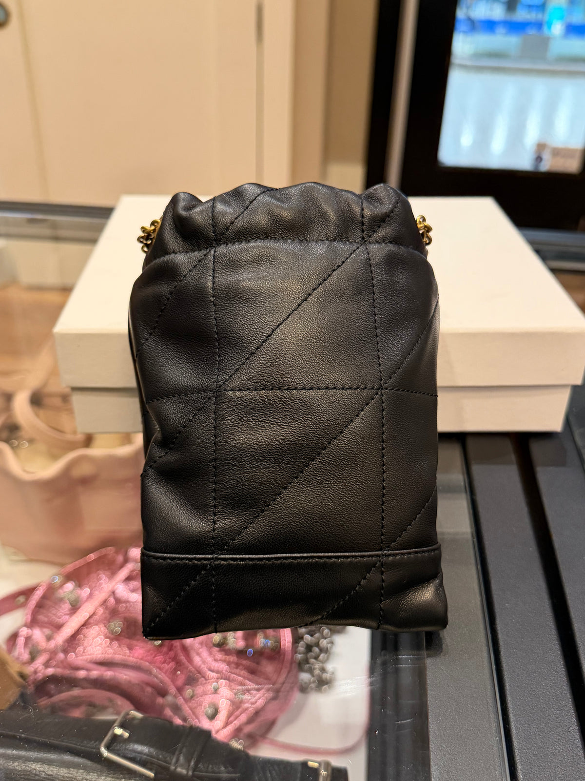 Saint Laurent Jamie Mini Quilted Leather