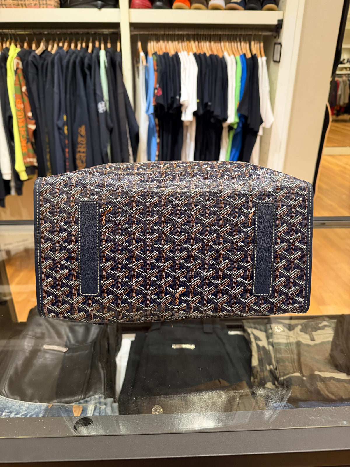 Goyard Saint Léger Backpack Navy