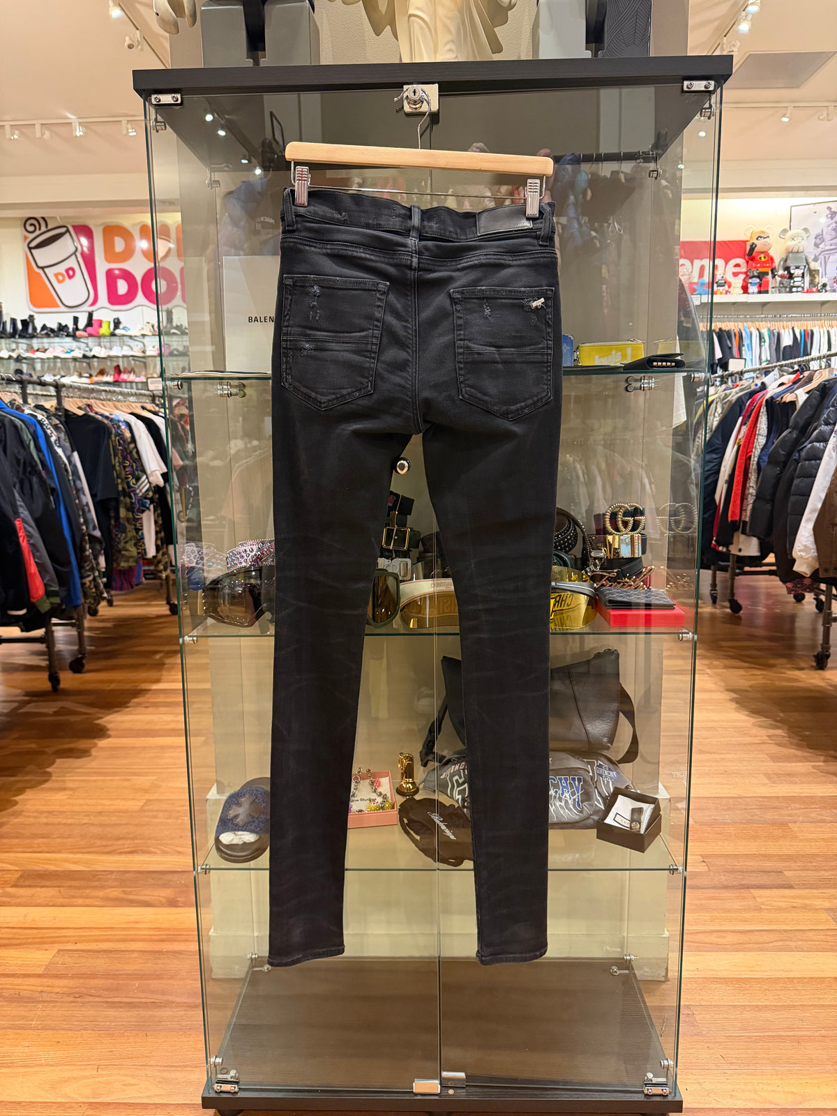 Amiri Tropical Patch Thrasher Distressed Denim Jeans