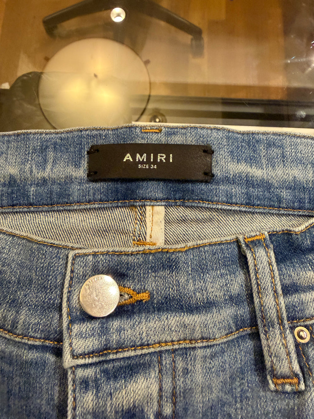 Amiri Painter Skinny Jeans -
Blue