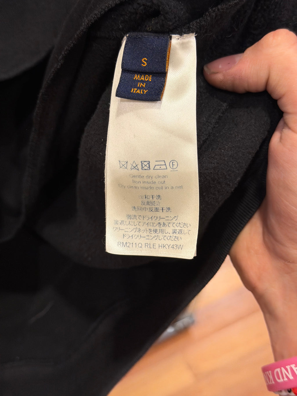 Louis Vuitton Monogram Circle Cut Hoodie - Black