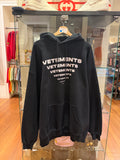 Vetements Pyramid Logo Hoodie - Black