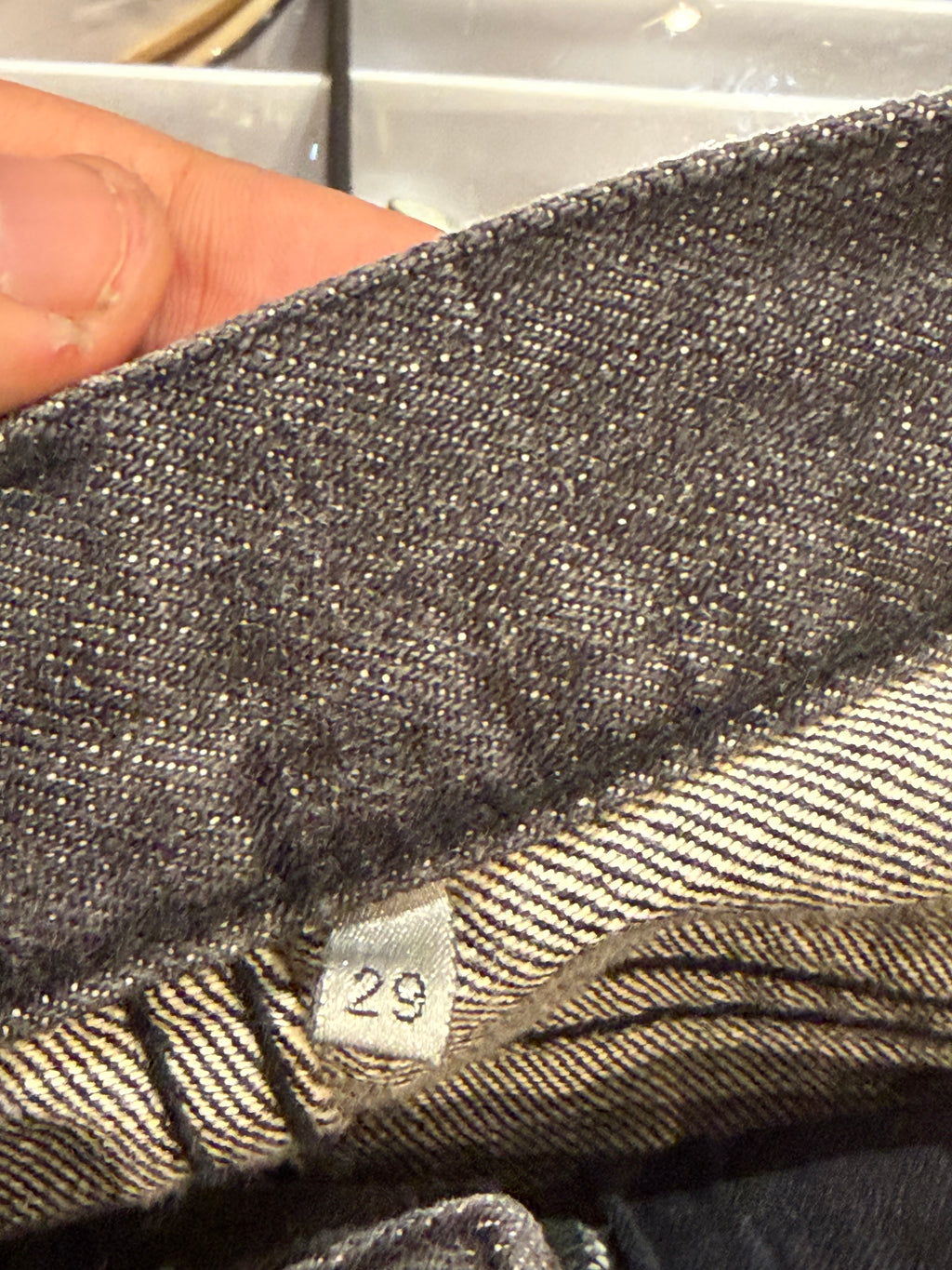 Dior Homme AW08 Batik Crackle Denim Jeans By Kris Van Assche