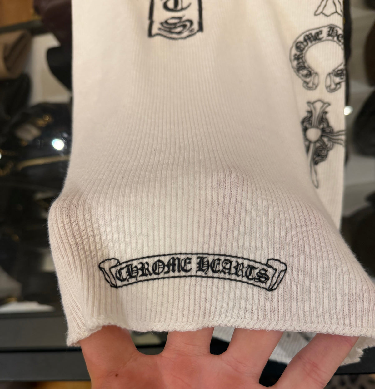 Chrome Hearts Tank Top Logo T Bar Tank Top - White