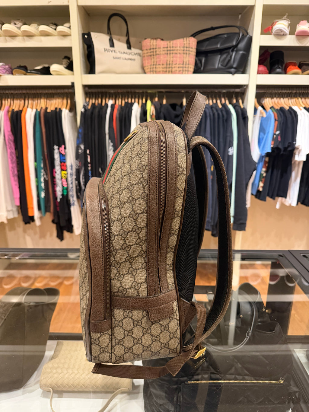 Gucci GG Supreme Ophidia Medium Backpack
