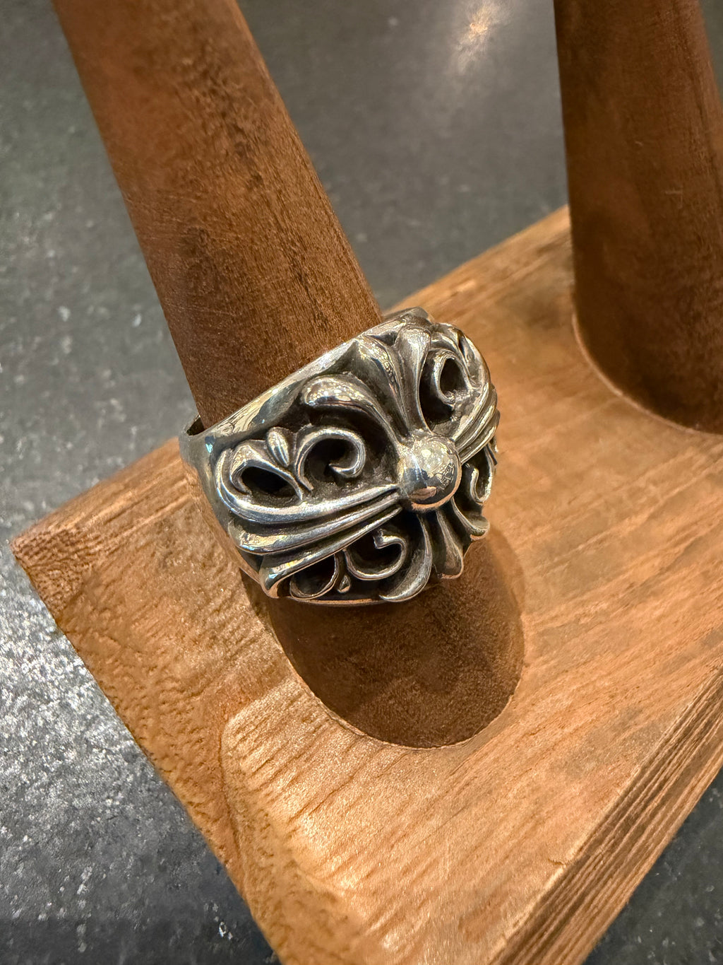 Chrome Hearts Keeper Ring Silver - size 8.5