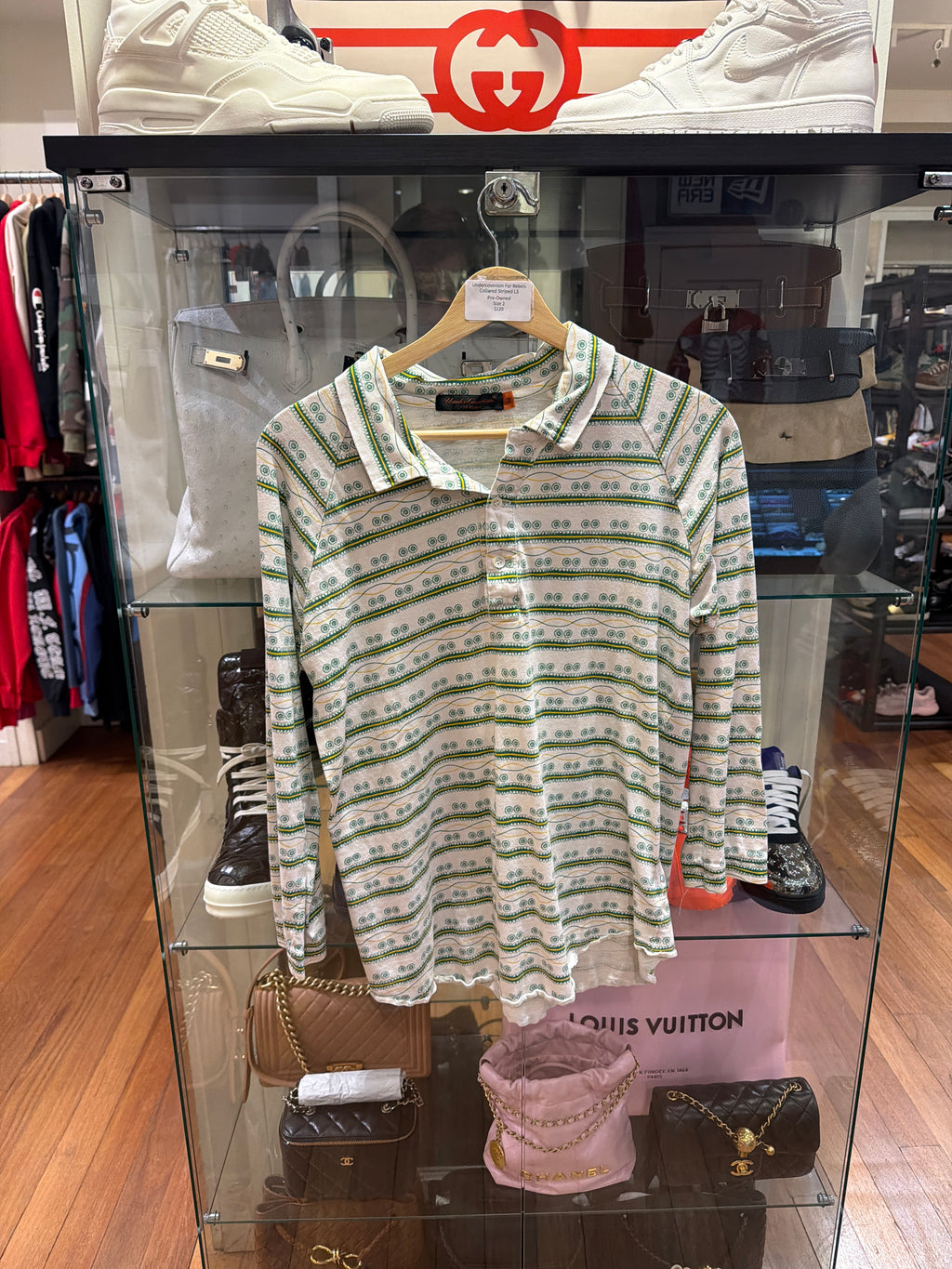 Undercoverism For Rebels Collared Striped LS