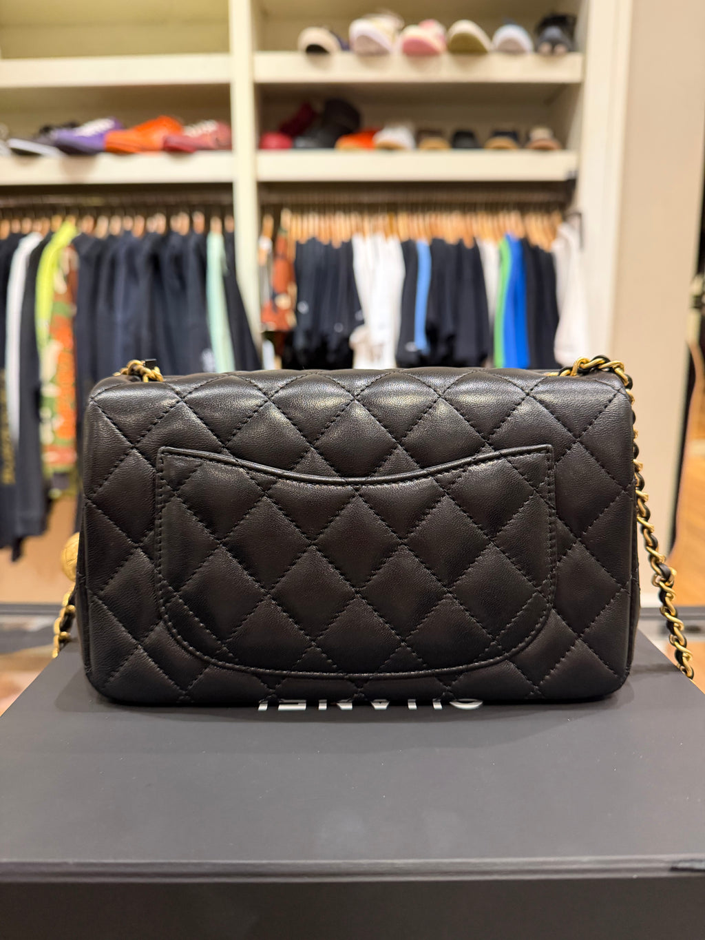 Chanel Pearl Crush Rectangular Mini Flap Bag