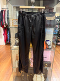 Needles Satin Pleather Track Pants - Black