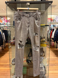 Amiri Thrashers Distressed Skinny Jeans - Grey