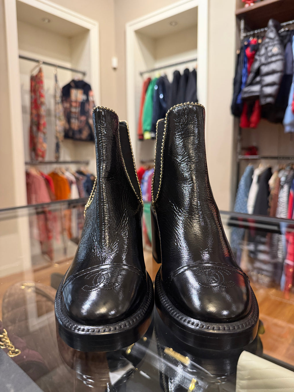 Chanel Interlocking CC Logo Chelsea Boot (2025)
