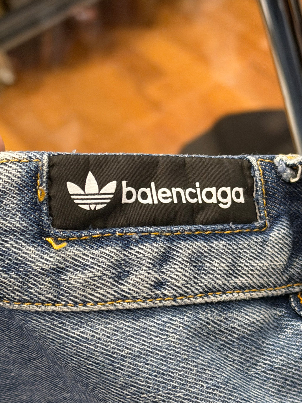 Balenciaga x Adidas Baggy Denim Jeans