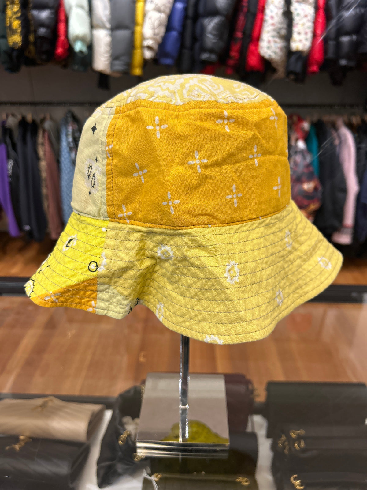 Kapital Bandana Bucket Hat - Yellow