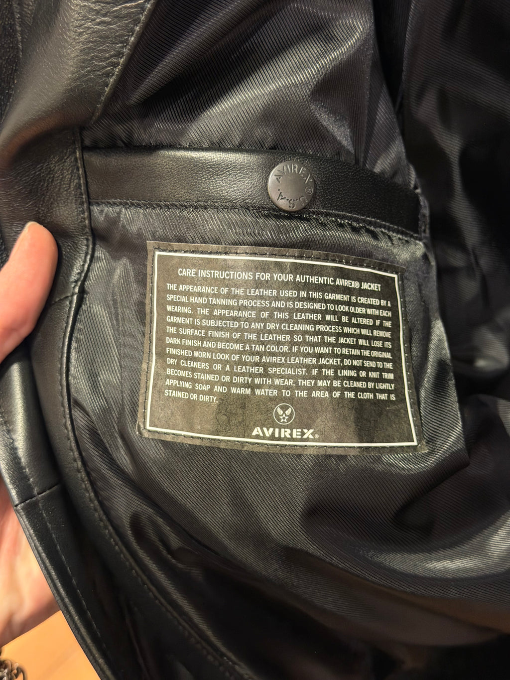Avirex Icon Jacket - Triple Black