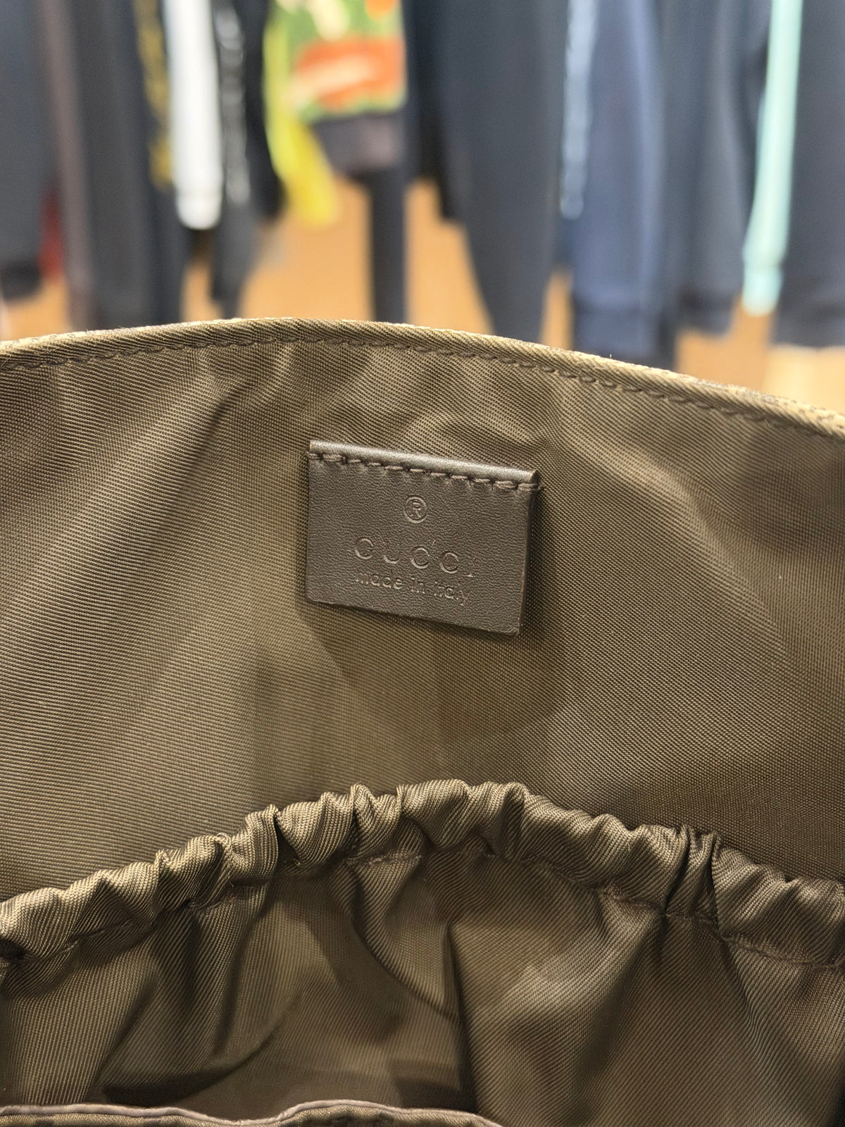 Gucci GG Supreme Canvas Diaper / Large Changing Bag