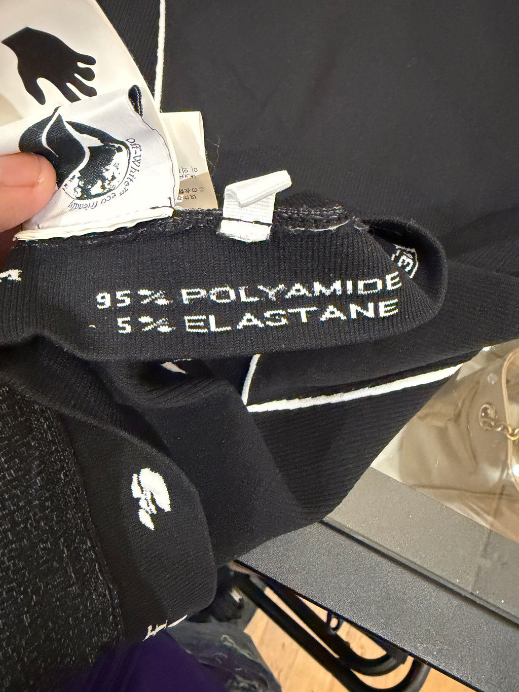 Off-White Black Athleisure LS
Top