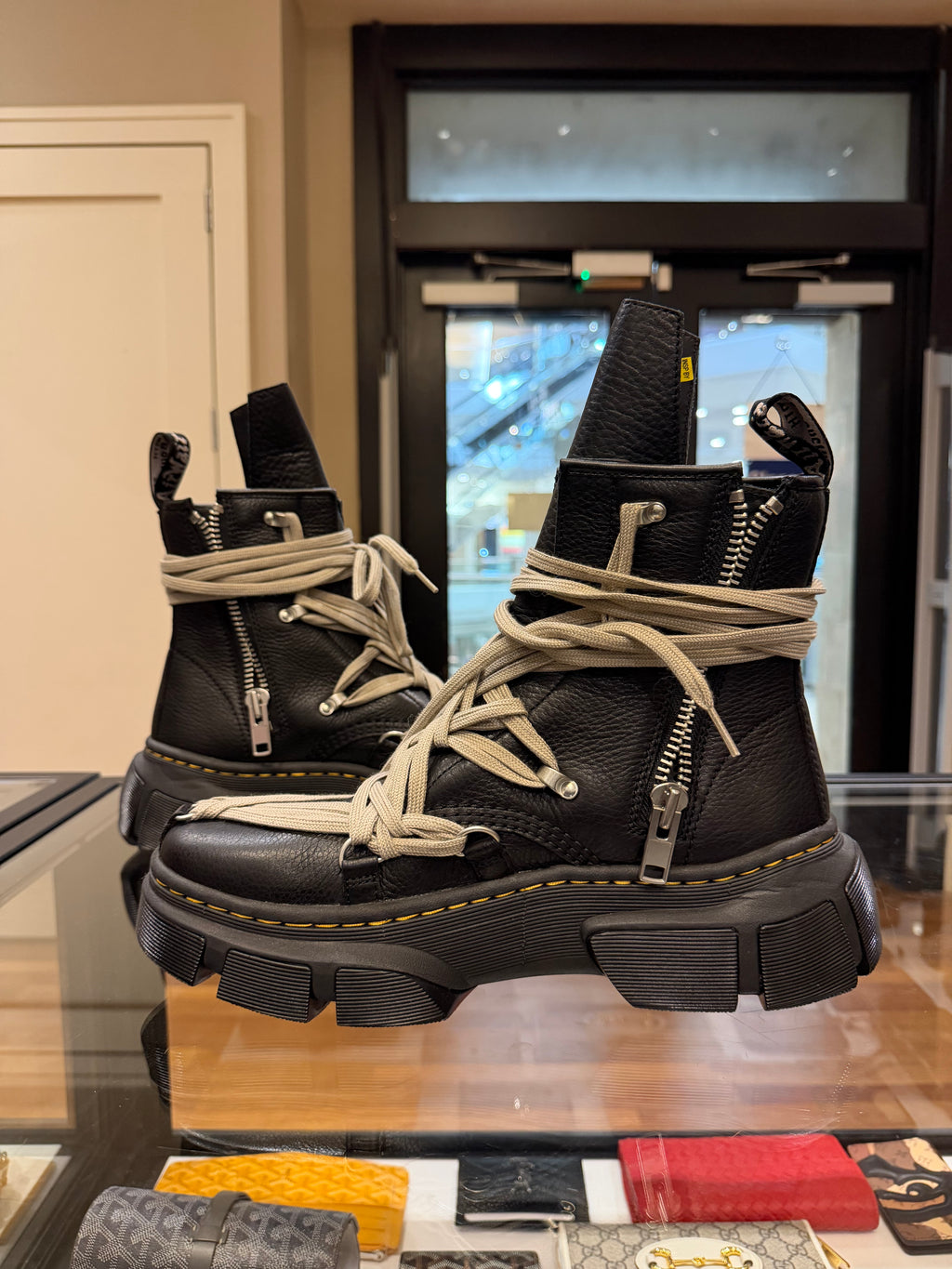 Rick Owen’s x Doc Marten’s 1460 DMXL Megalace Boots