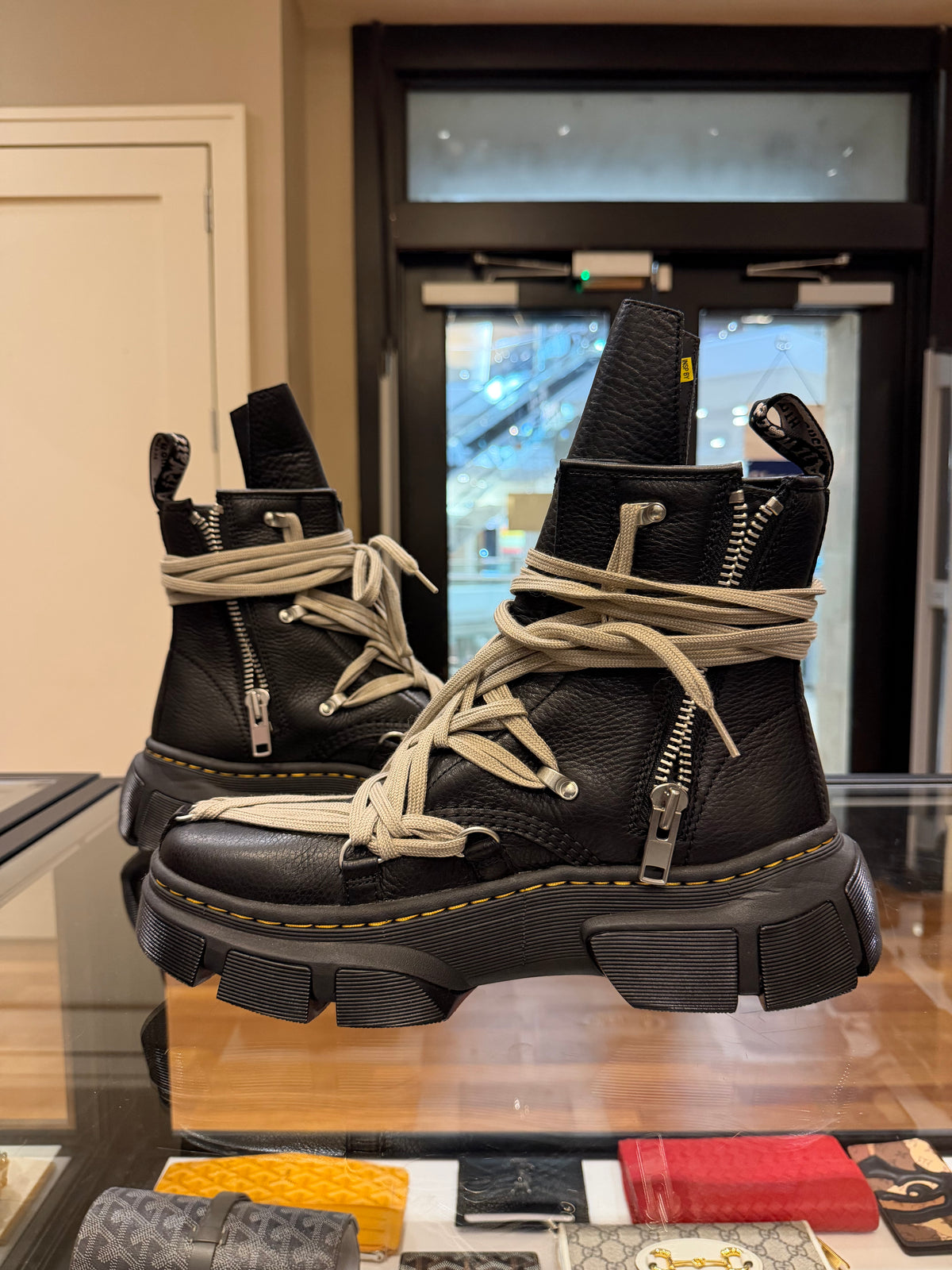 Rick Owen’s x Doc Marten’s 1460 DMXL Megalace Boots