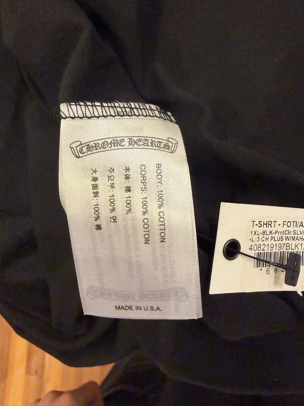 Chrome Hearts x Yung Blood x Aerosmith Tee
