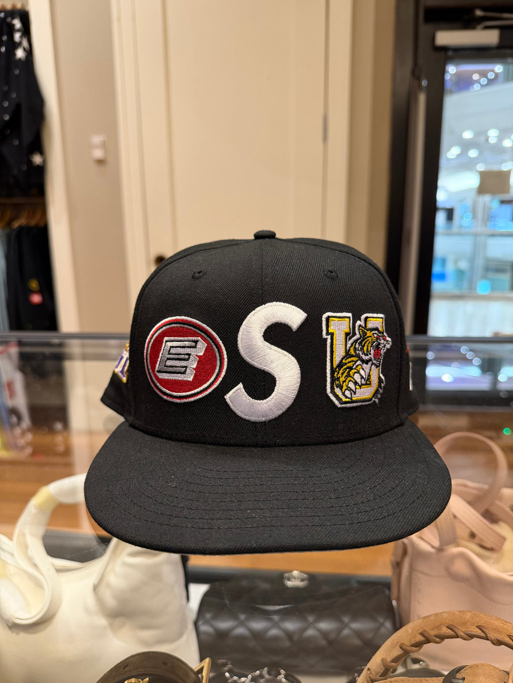Supreme x New Era Mascots S Logo