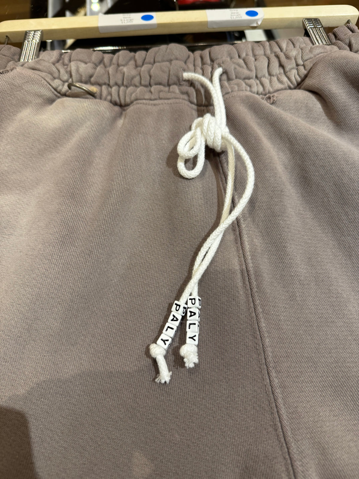 Paly Hollywood Mass Print Sweatpants - Beige