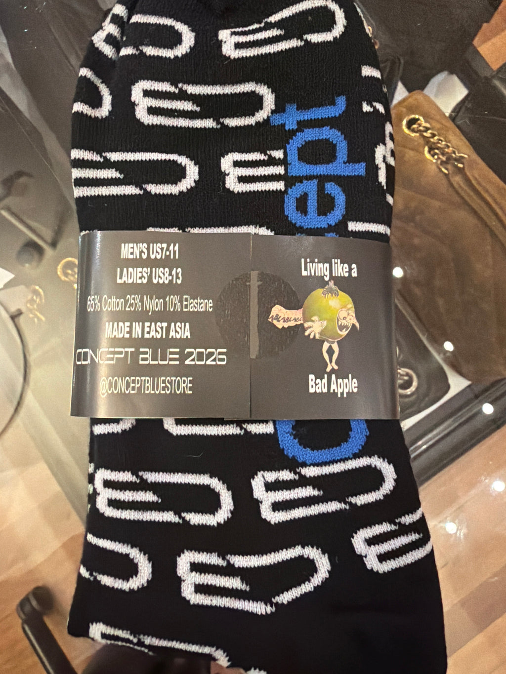 Concept Blue Socks - Black