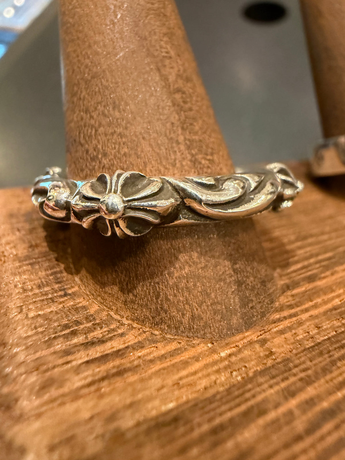 Chrome Hearts SBT Vine Ring Silver - Size 12