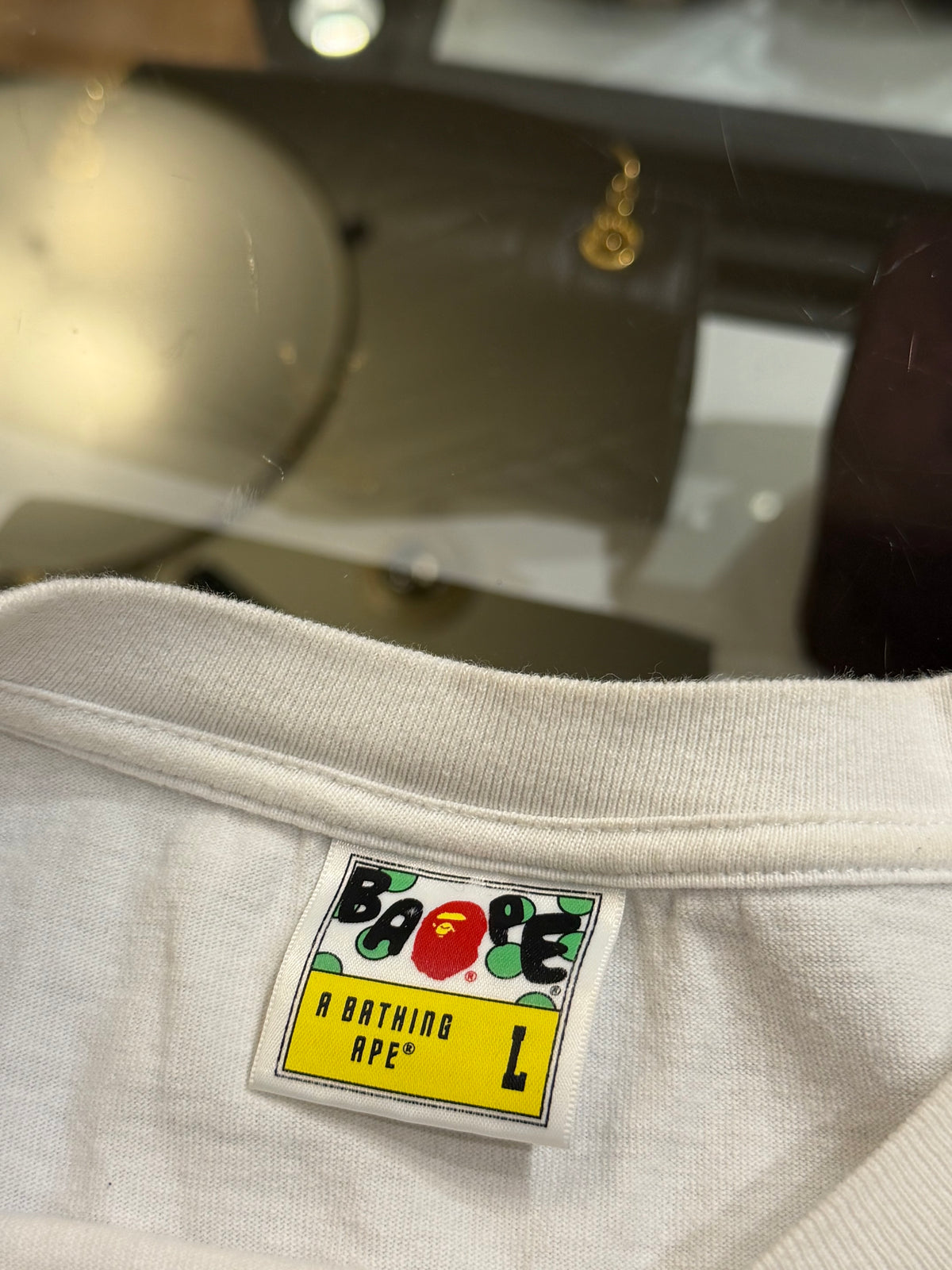 Bape ABC Camo Tiger Tee -
White