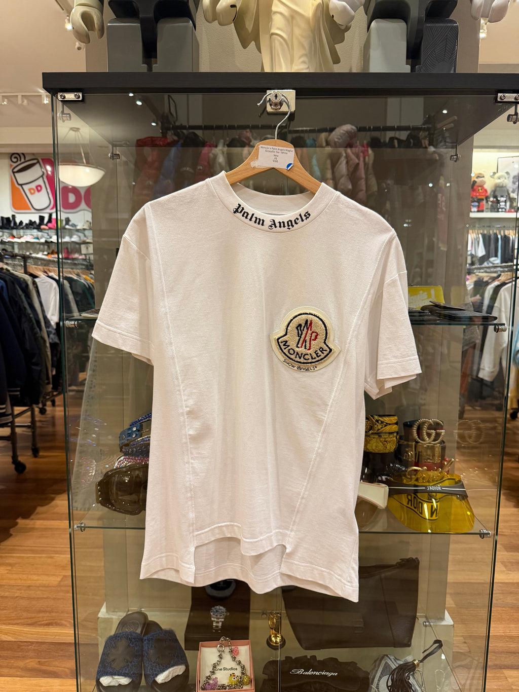 Moncler x Palm Angels Maglia Girocollo Tee - White
