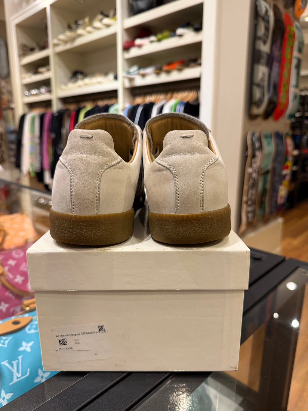 Maison Margiela Paint Splatter GAT - White