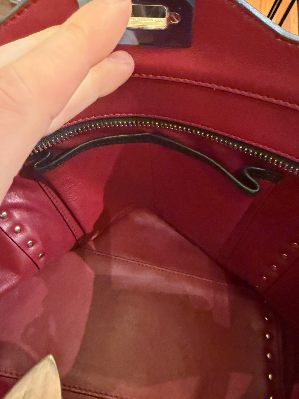 Valentino Garavani Rockstud Top Handle Bag