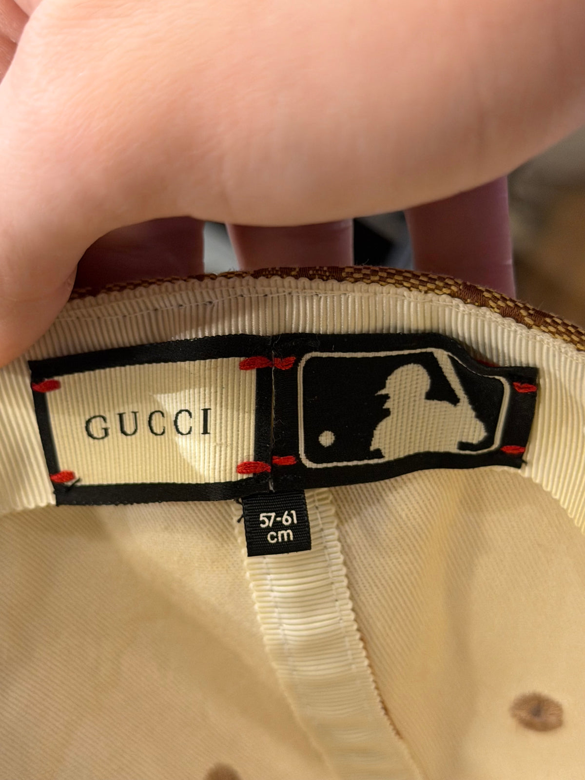 Gucci x MLB New York Yankees GG Monogram Baseball Cap