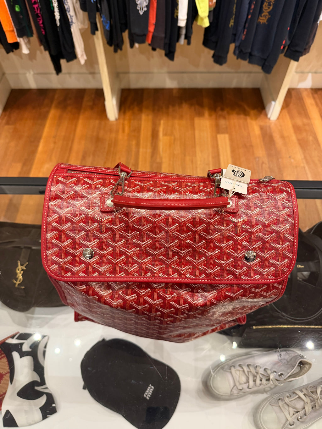 Goyard Saint Léger Backpack Red