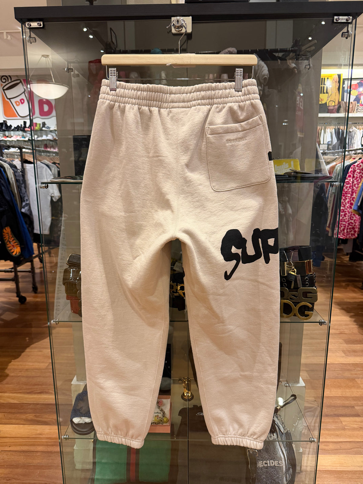 Supreme x Thrasher Sweatpants - Cream