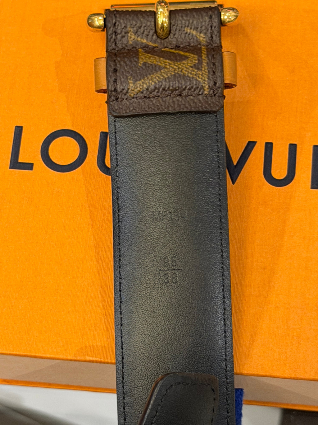 Louis Vuitton Leather LV Monogram Utility Cargo Belt