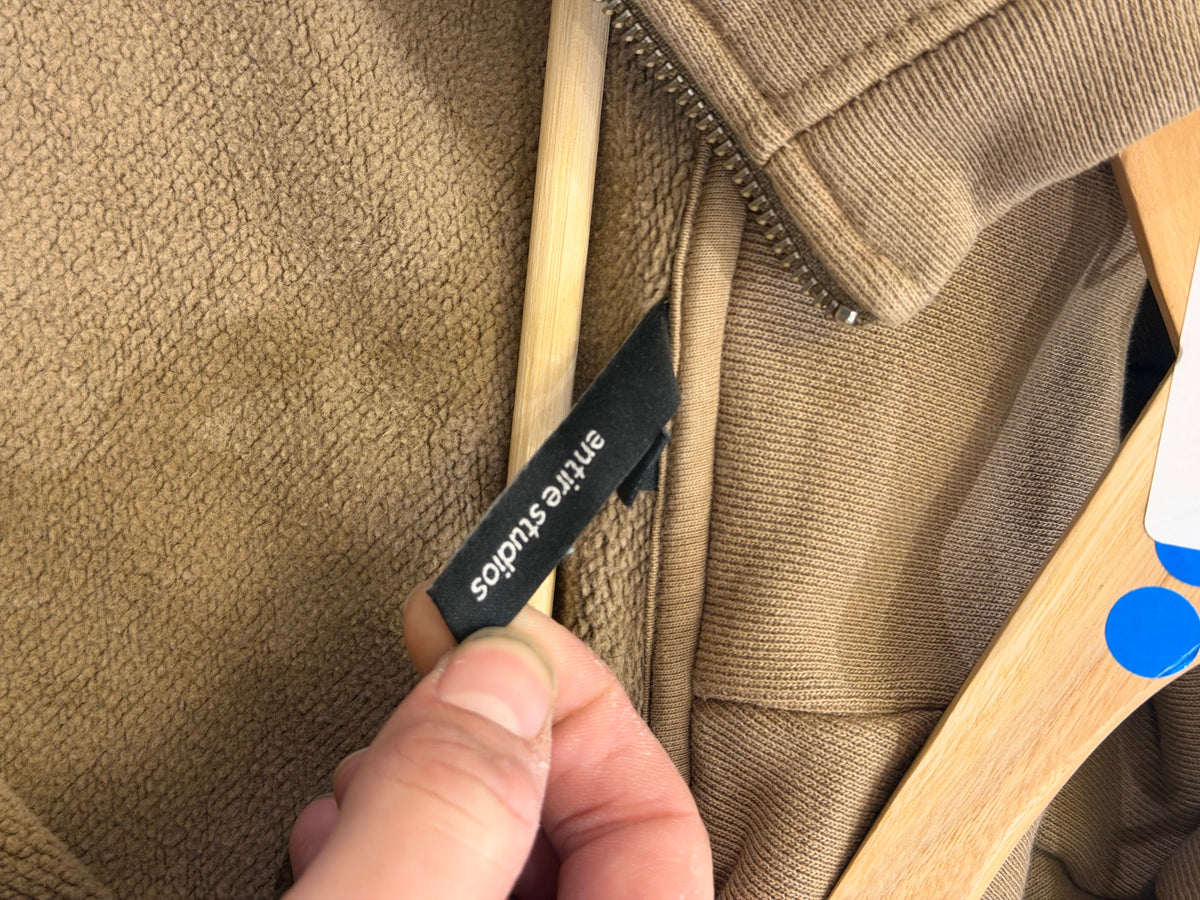 Entire Studios Zip Fastening Hoodie - Tan