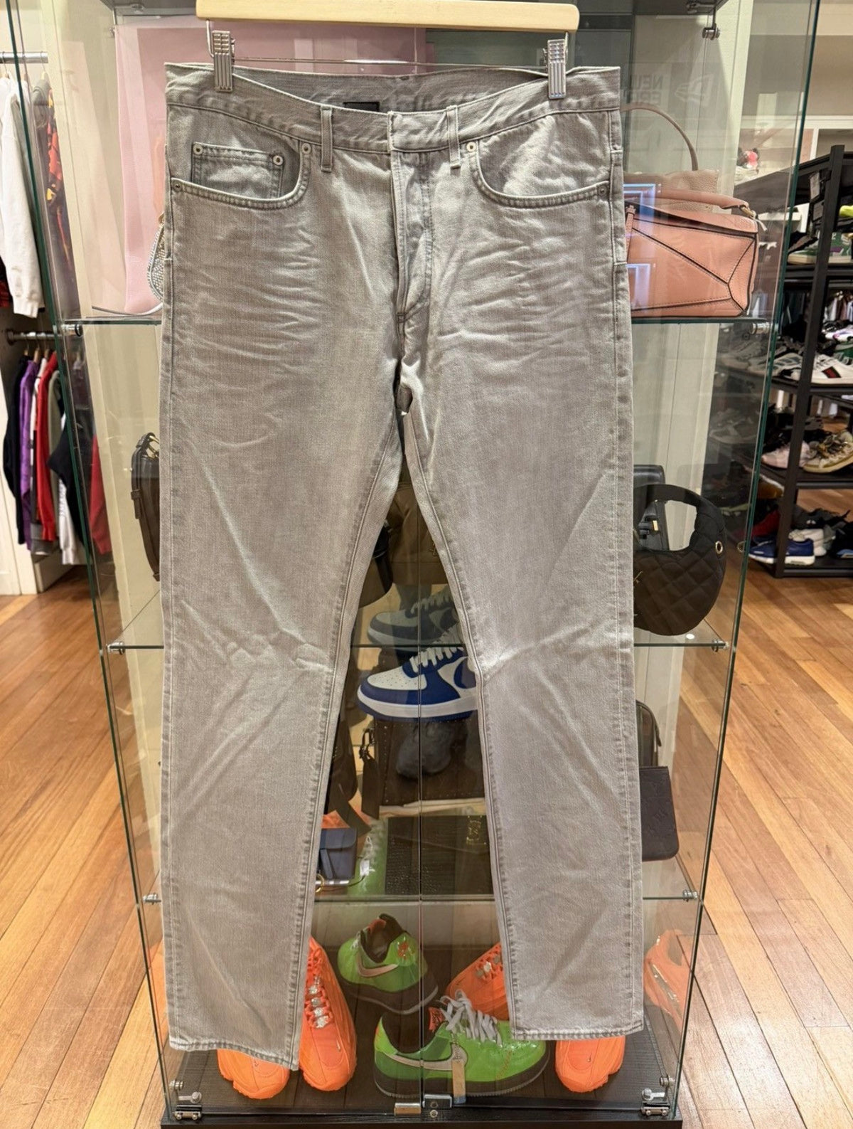 SS09 Dior Homme by KVA Grey Denim Jeans