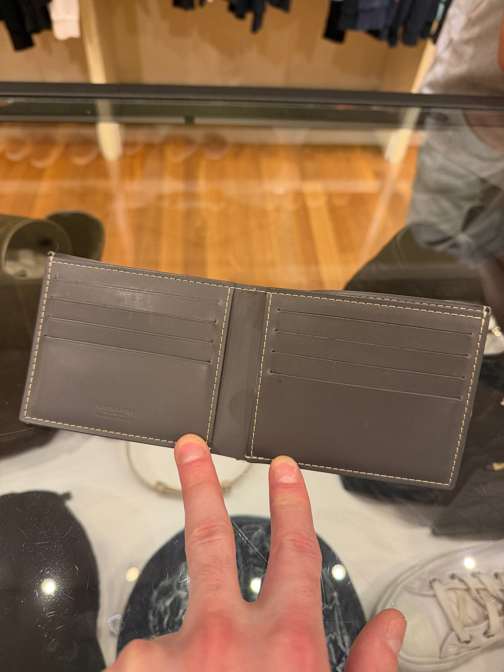 Goyard Saint Florentin Wallet Goyardine Grey