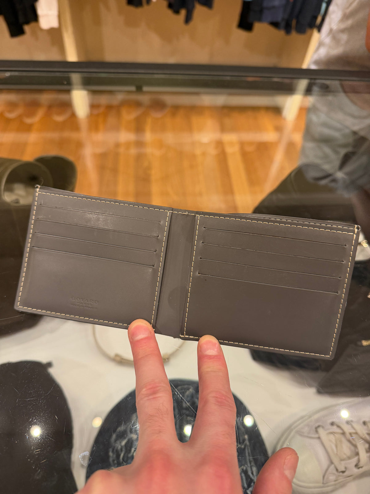Goyard Saint Florentin Wallet Goyardine Grey
