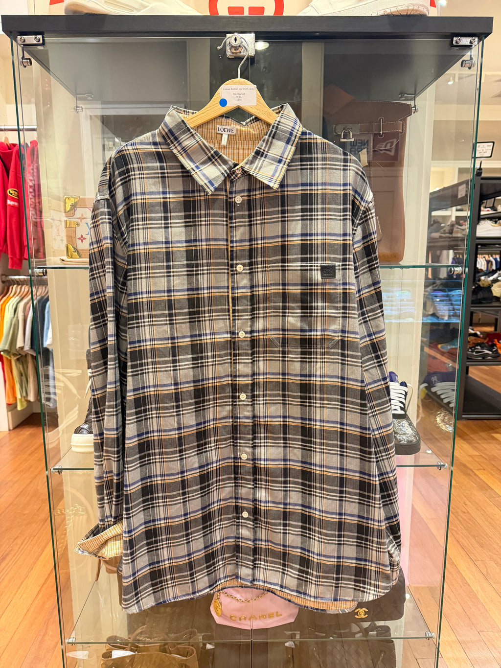 Loewe Button Up Shirt - Grey